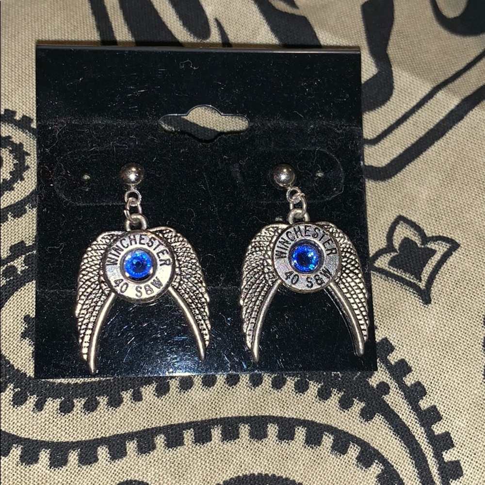 Bullet casing earrings